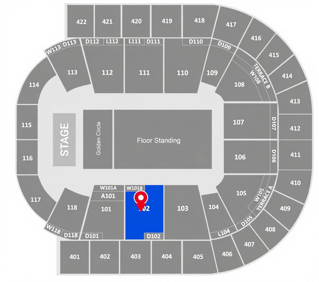 Kia Forum Seating Map